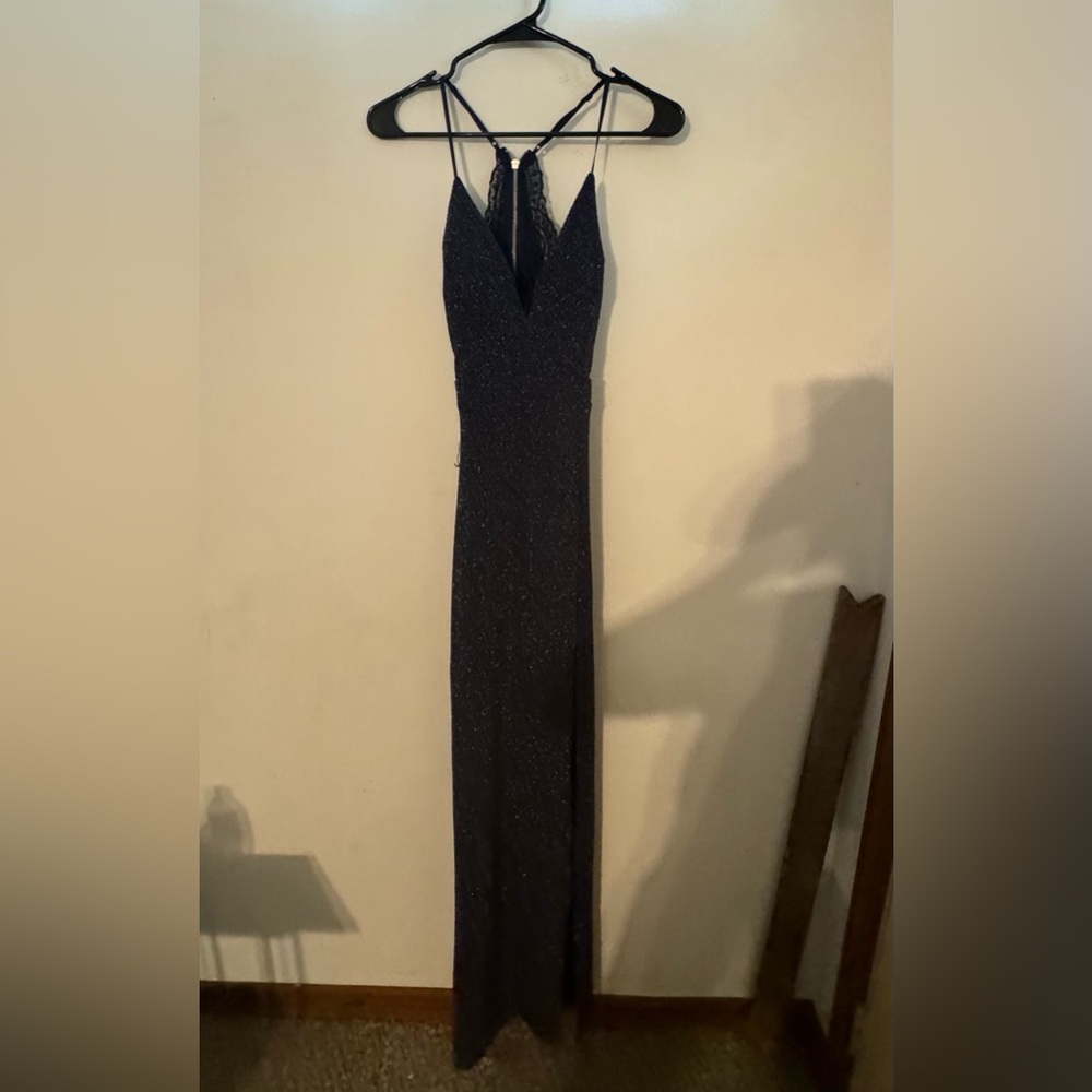 Windsor Navy Blue Maxi Dress (Emerald Sundae)